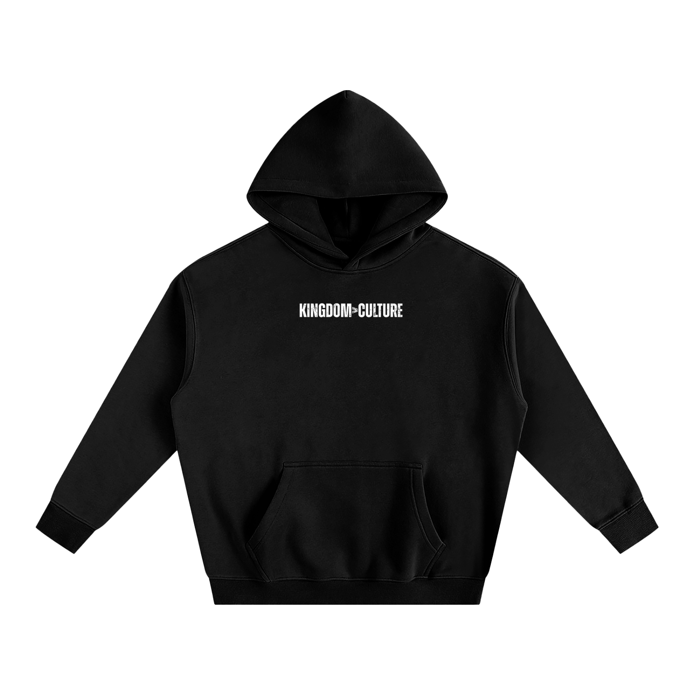 Oversize Fleeced "Kingdom Over Culture" Hoodie