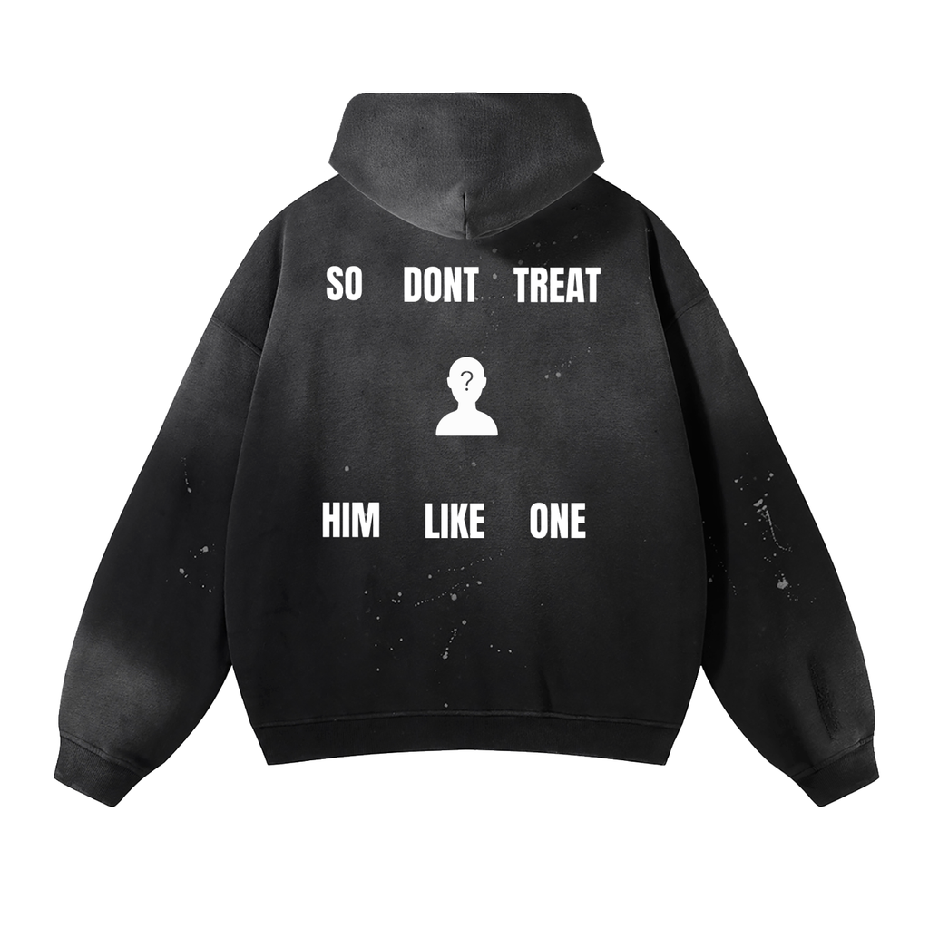 "God's Not A Trend" Vintage Acid Washed Hoodie
